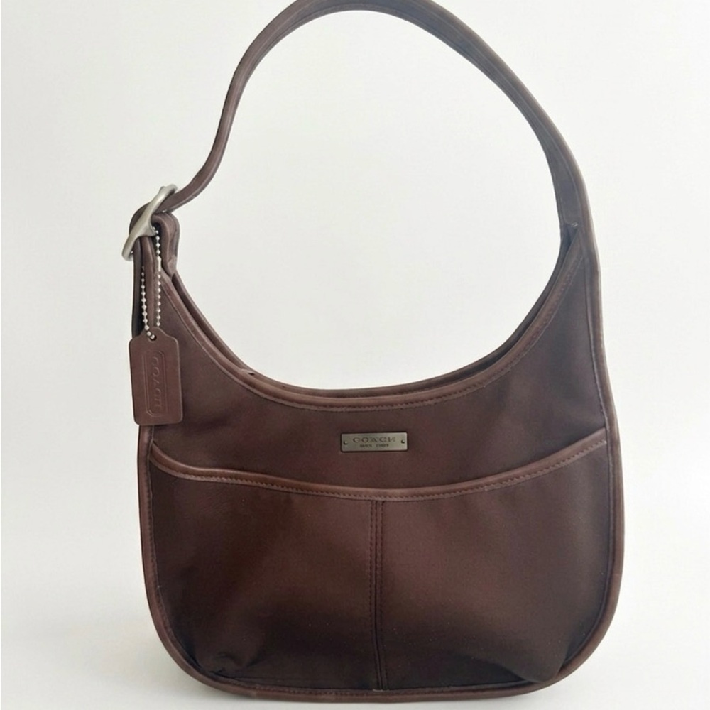 Vintage Coach Ergo Neo Pocket Zip Hobo Bag - Brown